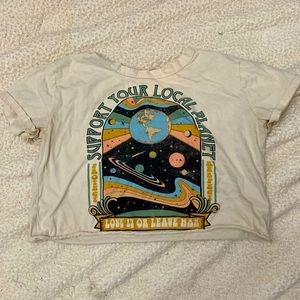 Cropped Graphic Tee